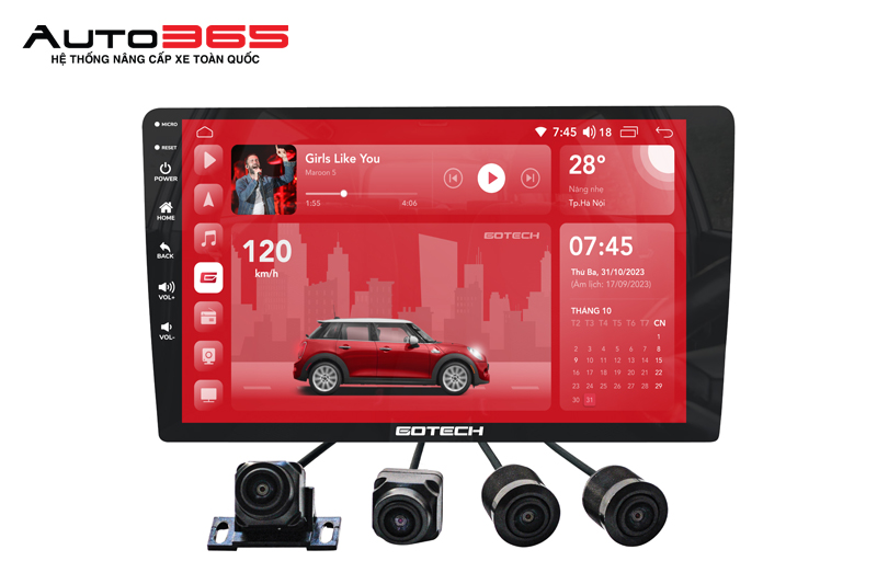 MÀN HÌNH Ô TÔ THÔNG MINH GOTECH GC360